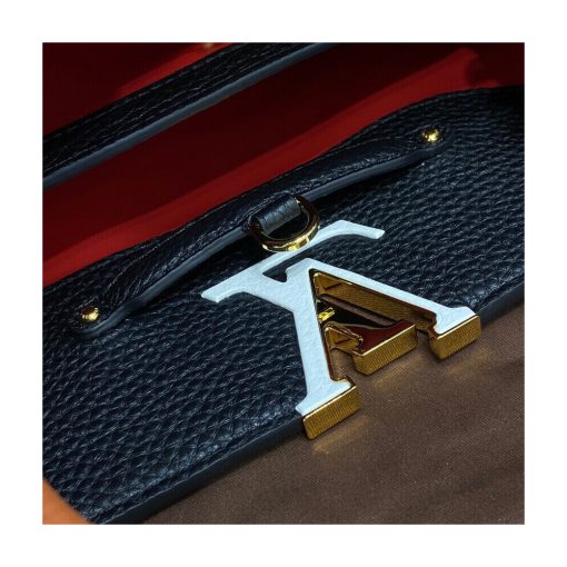 Louis Vuitton Capucines MM M59020 Noir/Rouge - Image 17