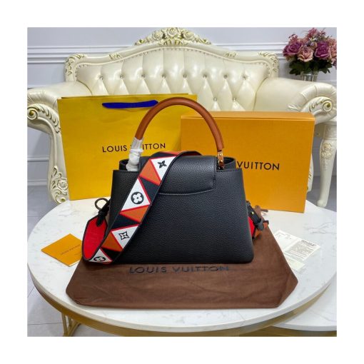 Louis Vuitton Capucines MM M59020 Noir/Rouge - Image 5