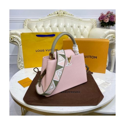 Louis Vuitton Capucines MM M59020 Rose/Beige - Image 2