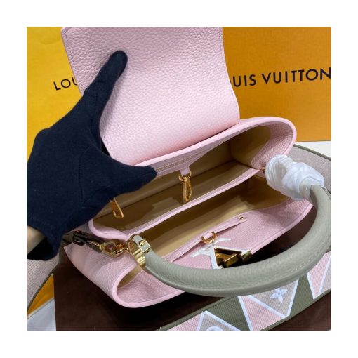 Louis Vuitton Capucines MM M59020 Rose/Beige - Image 11