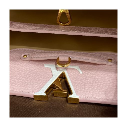 Louis Vuitton Capucines MM M59020 Rose/Beige - Image 15