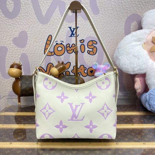Louis Vuitton CarryAll PM M24141 Latte/Bubble Tea Purple - Image 2