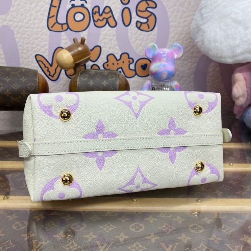 Louis Vuitton CarryAll PM M24141 Latte/Bubble Tea Purple - Image 4