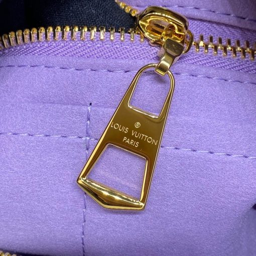 Louis Vuitton CarryAll PM M24141 Latte/Bubble Tea Purple - Image 7