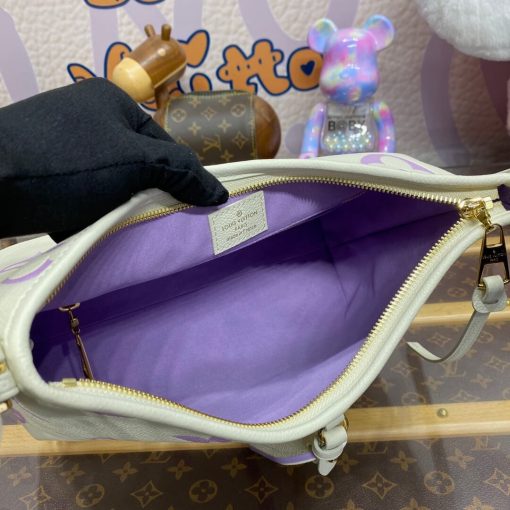Louis Vuitton CarryAll PM M24141 Latte/Bubble Tea Purple - Image 9
