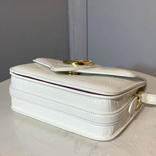 Louis Vuitton Crocodile Embossed LV Pont 9 M55950 White - Image 7