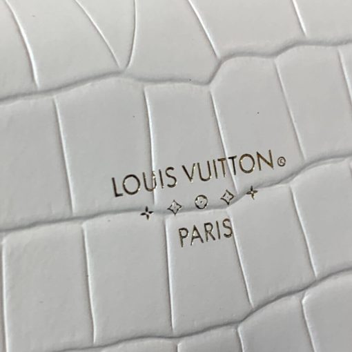 Louis Vuitton Crocodile Embossed LV Pont 9 M55950 White - Image 10