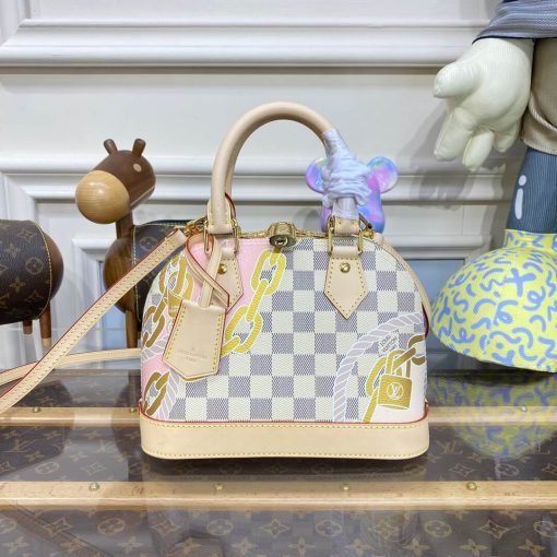 Louis Vuitton Damier Azur Alma BB N40472 - Image 6