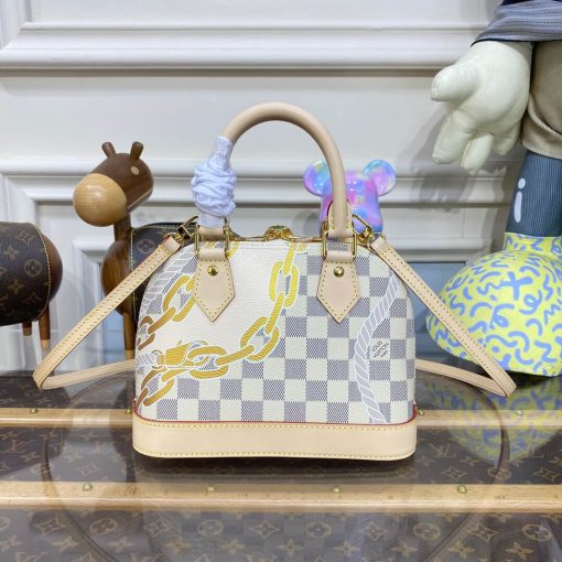 Louis Vuitton Damier Azur Alma BB N40472 - Image 7