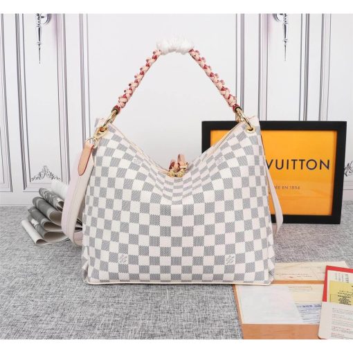 Louis Vuitton Damier Azur Beaubourg Hobo MM N40343 - Image 2