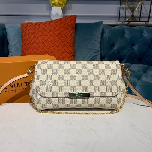 Louis Vuitton Damier Azur Canvas Favorite MM N41275 - Image 2
