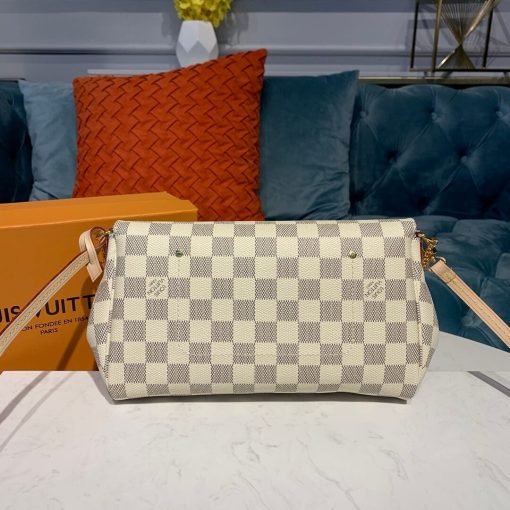 Louis Vuitton Damier Azur Canvas Favorite MM N41275 - Image 4