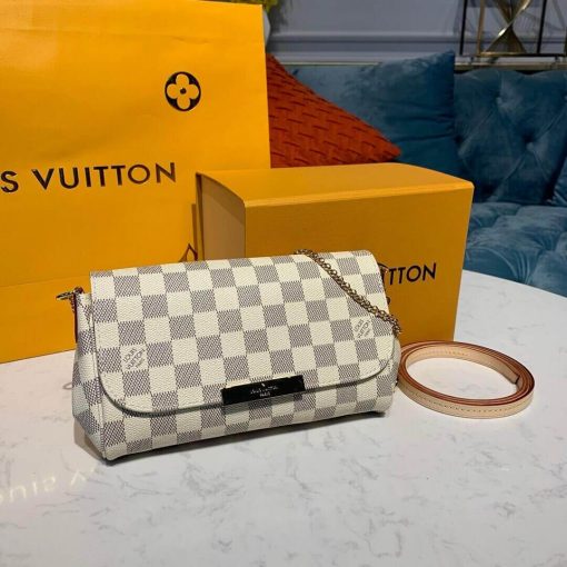 Louis Vuitton Damier Azur Canvas Favorite PM N41277 - Image 2