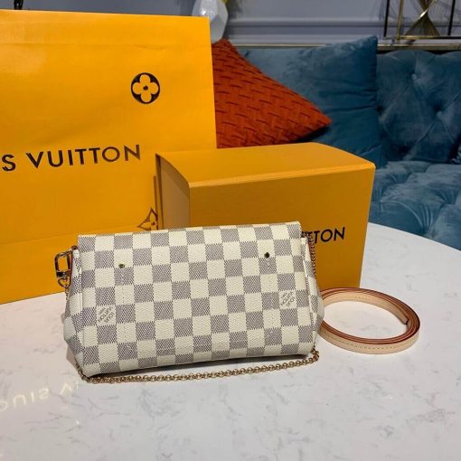 Louis Vuitton Damier Azur Canvas Favorite PM N41277 - Image 3