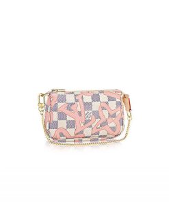 Louis Vuitton Damier Azur Canvas Mini Pochette Accessoires N60051