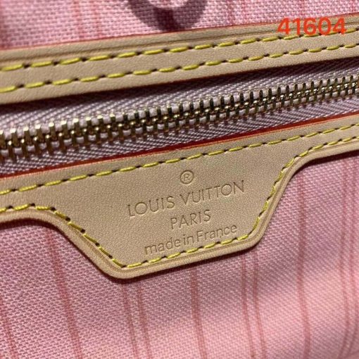 Louis Vuitton Damier Azur Canvas Neverfull GM N41604 Pink - Image 8