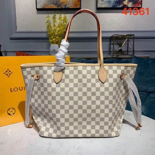Louis Vuitton Damier Azur Canvas Neverfull MM N41361 - Image 4