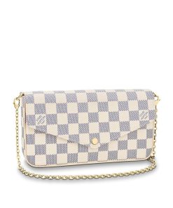 Louis Vuitton Damier Azur Canvas Pochette Felicie N63106