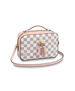 Louis Vuitton Damier Azur Canvas Saintonge N40154 Pink