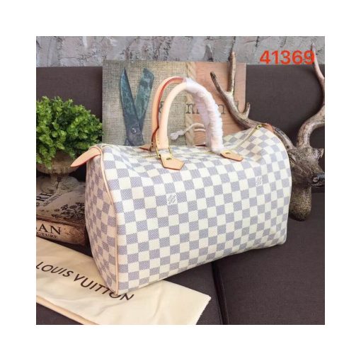 Louis Vuitton Damier Azur Canvas Speedy 35 N41369 - Image 2
