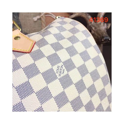 Louis Vuitton Damier Azur Canvas Speedy 35 N41369 - Image 7