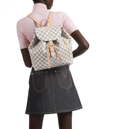Louis Vuitton Damier Azur Canvas Sperone Backpack N41578 - Image 2