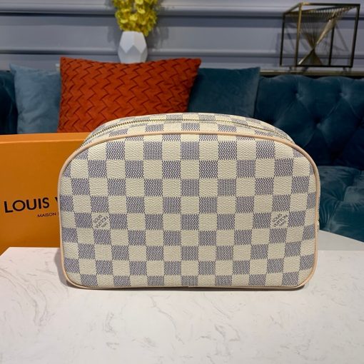 Louis Vuitton Damier Azur Canvas Toiletry Bag 25 N41420 - Image 5
