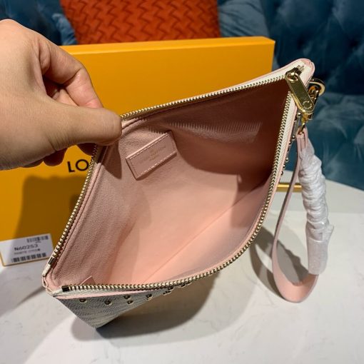 Louis Vuitton Damier Azur Canvas Zipped Pochette  N67500 - Image 9