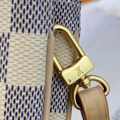 Louis Vuitton Damier Azur Double Zip Pochette N60460 - Image 11
