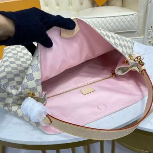 Louis Vuitton Damier Azur Graceful MM N42232 N42233 Pink - Image 12