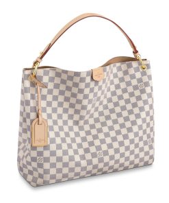 Louis Vuitton Damier Azur Graceful MM N42232 N42233 Beige