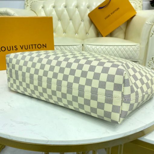 Louis Vuitton Damier Azur Graceful MM N42232 N42233 Beige - Image 6