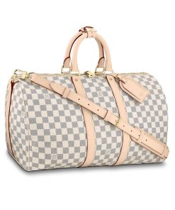 Louis Vuitton Damier Azur Keepall Bandouliere 45 N41430