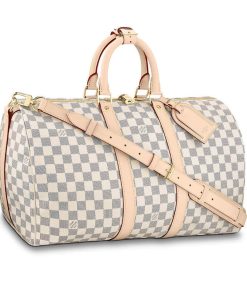 Louis Vuitton Damier Azur Keepall Bandouliere 50 N41427