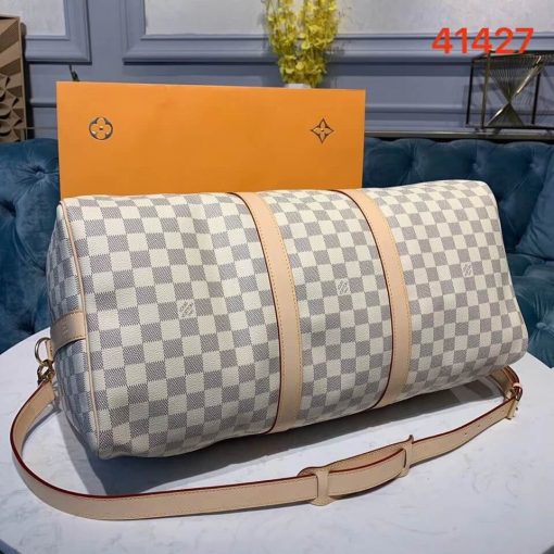 Louis Vuitton Damier Azur Keepall Bandouliere 50 N41427 - Image 7