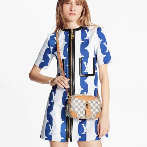 Louis Vuitton Damier Azur Mini Deauville N50048 - Image 2
