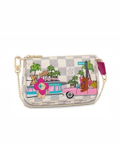 Louis Vuitton Damier Azur Mini Pochette Accessoires N60487