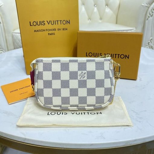 Louis Vuitton Damier Azur Mini Pochette Accessoires N60487 - Image 6