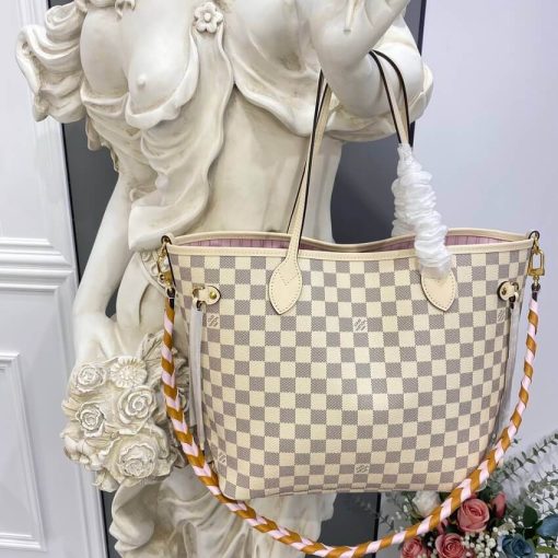 Louis Vuitton Damier Azur Neverfull MM N45295 Pink - Image 2