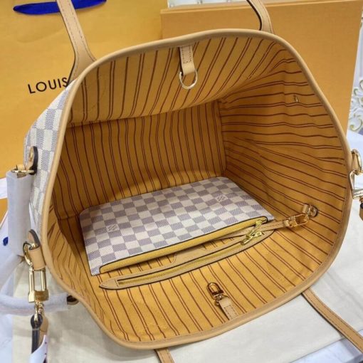 Louis Vuitton Damier Azur Neverfull MM N50047 - Image 13