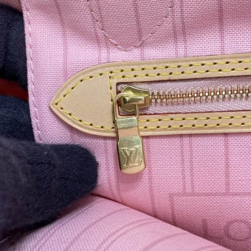 Louis Vuitton Damier Azur Neverfull PM N41362 Pink - Image 12