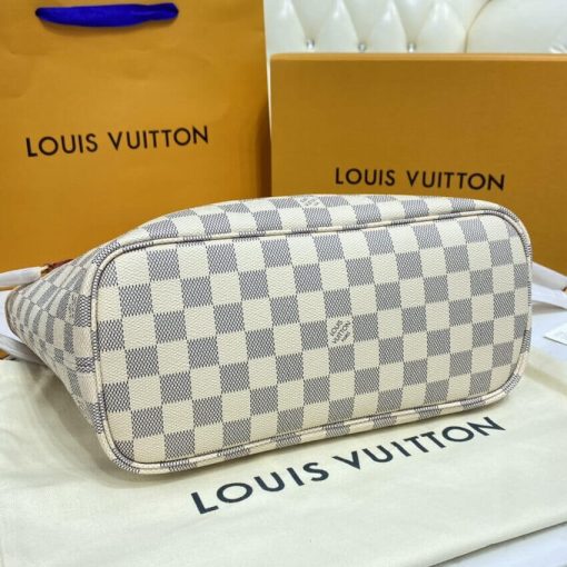 Louis Vuitton Damier Azur Neverfull PM N41362 Pink - Image 5