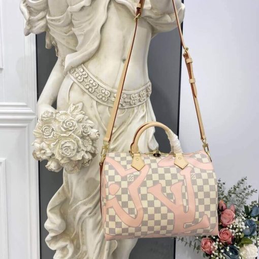 Louis Vuitton Damier Azur Speedy Bandouliere 30 N41052 - Image 2