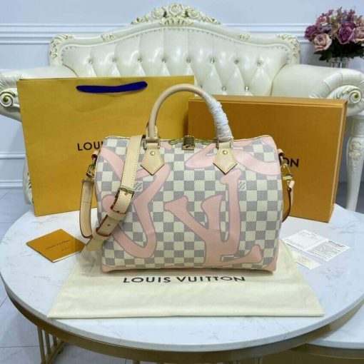 Louis Vuitton Damier Azur Speedy Bandouliere 30 N41052 - Image 3