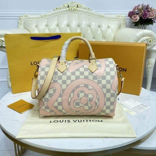 Louis Vuitton Damier Azur Speedy Bandouliere 30 N41052 - Image 5
