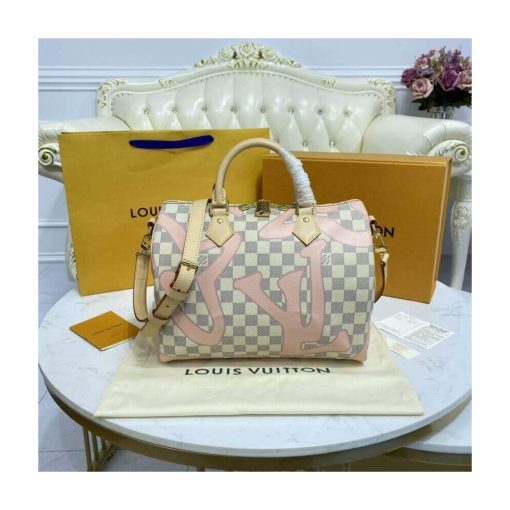Louis Vuitton Damier Azur Speedy Bandouliere 30 N41052 - Image 3