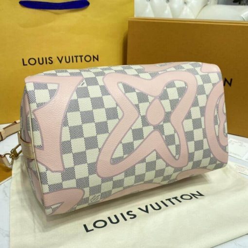 Louis Vuitton Damier Azur Speedy Bandouliere 30 N41052 - Image 6