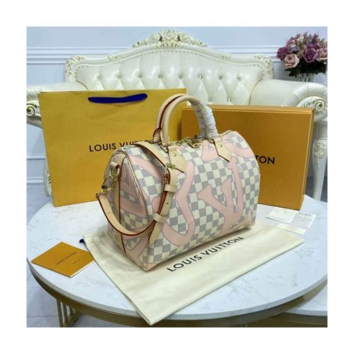 Louis Vuitton Damier Azur Speedy Bandouliere 30 N41052 - Image 4