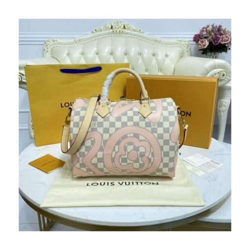 Louis Vuitton Damier Azur Speedy Bandouliere 30 N41052 - Image 5