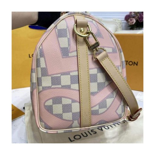 Louis Vuitton Damier Azur Speedy Bandouliere 30 N41052 - Image 7